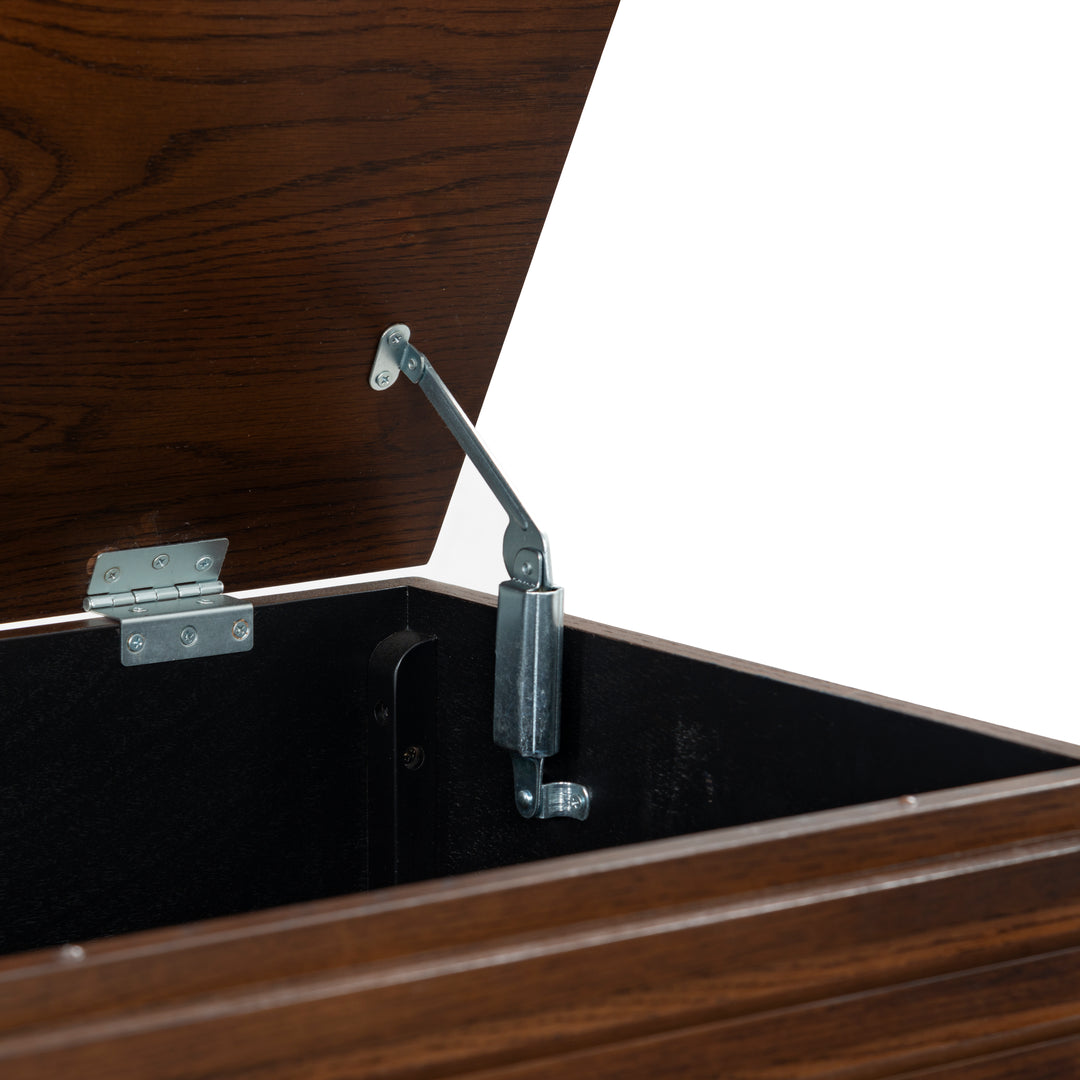 American Home Furniture Safavieh Couture Zuzu Wood Storage Bench