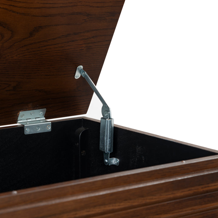 American Home Furniture Safavieh Couture Zuzu Wood Storage Bench