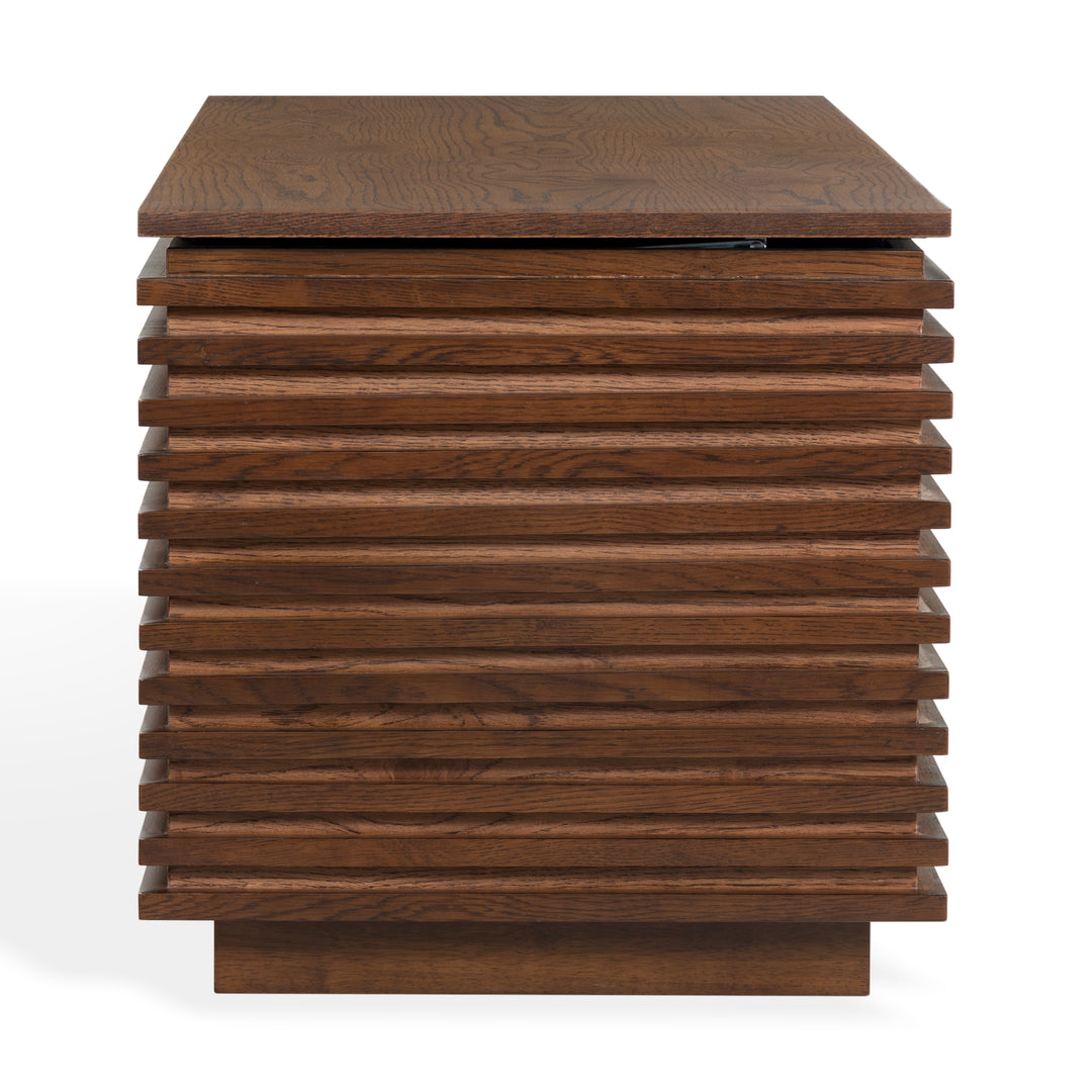 American Home Furniture Safavieh Couture Zuzu Wood Storage Bench