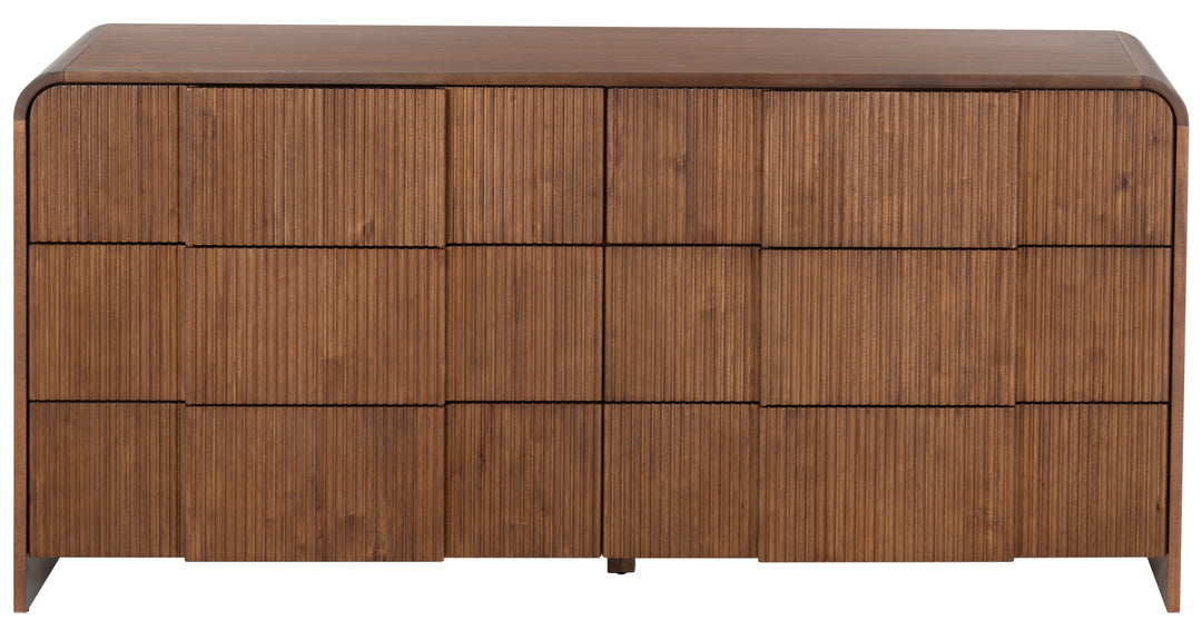 65"W x 19.1"D x 30.4"H / Walnut