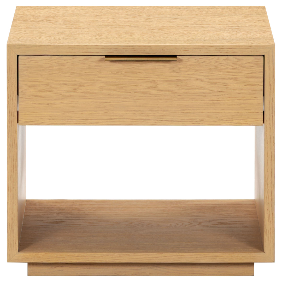 Gabribecca Wood 1 Drawer Nightstand