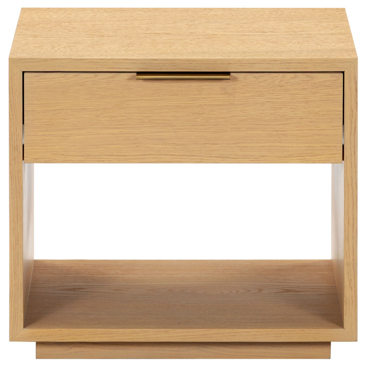Gabribecca Wood 1 Drawer Nightstand