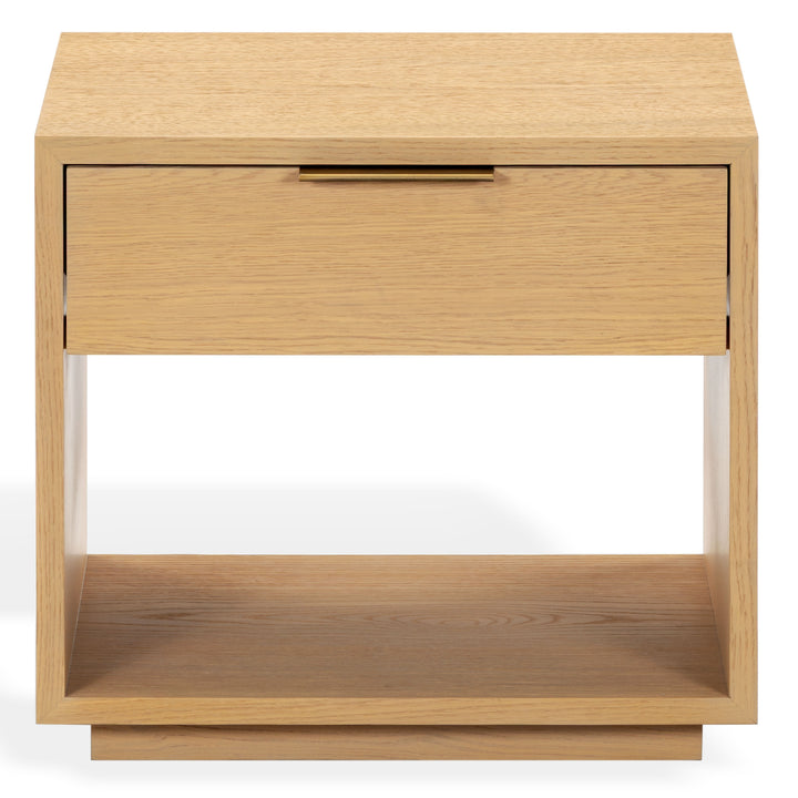 Gabribecca Wood 1 Drawer Nightstand