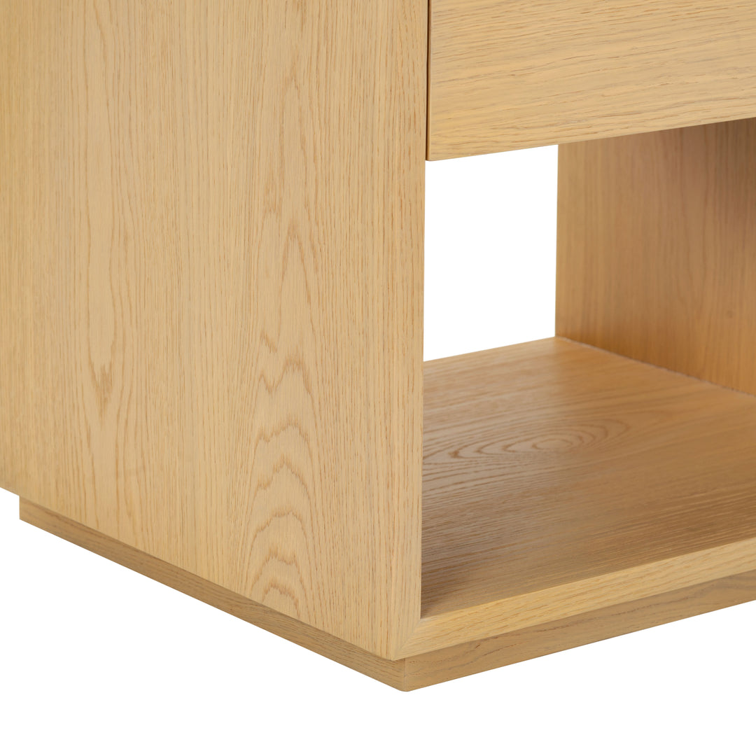 Gabribecca Wood 1 Drawer Nightstand