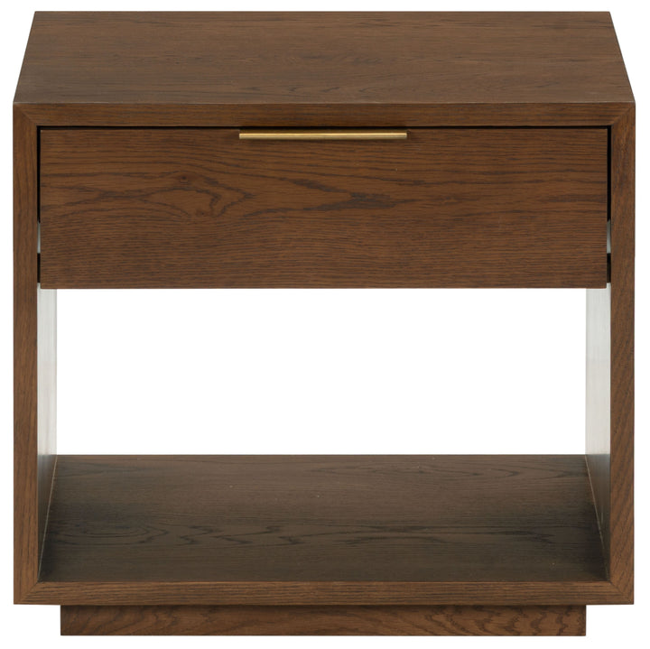 Gabribecca Wood 1 Drawer Nightstand
