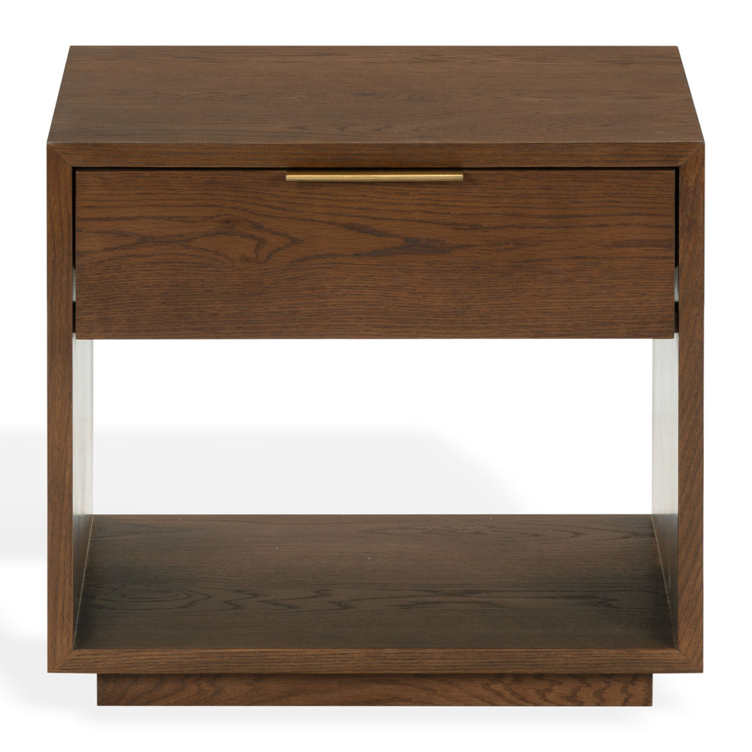 Gabribecca Wood 1 Drawer Nightstand