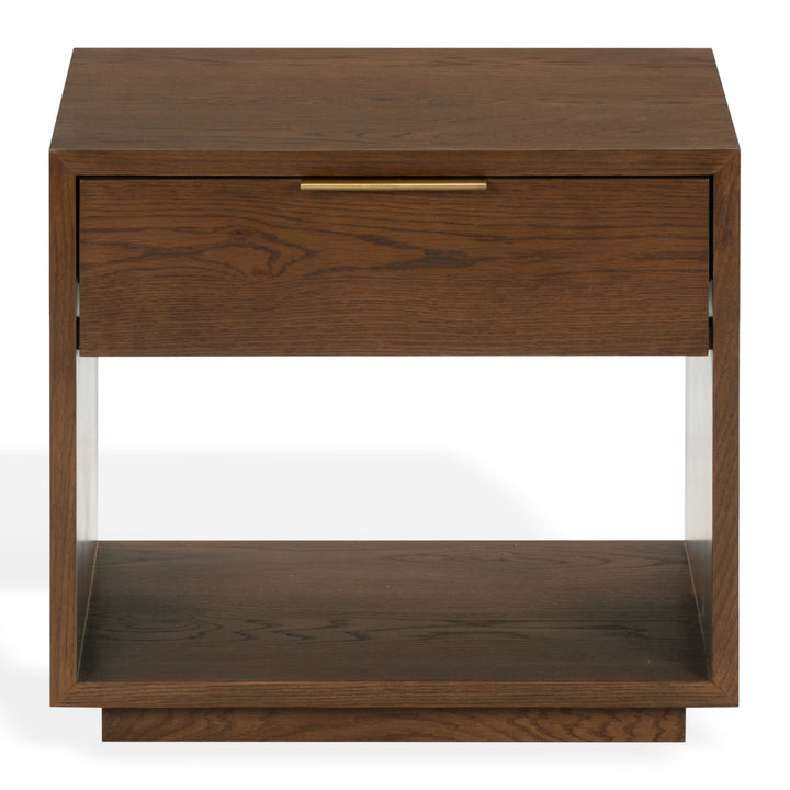 Gabribecca Wood 1 Drawer Nightstand