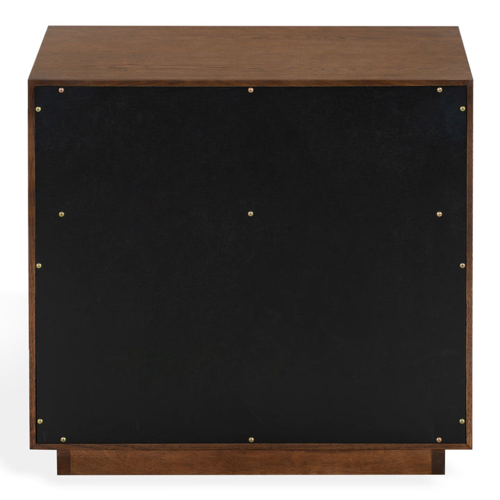Gabribecca Wood 2 Drawer Nightstand