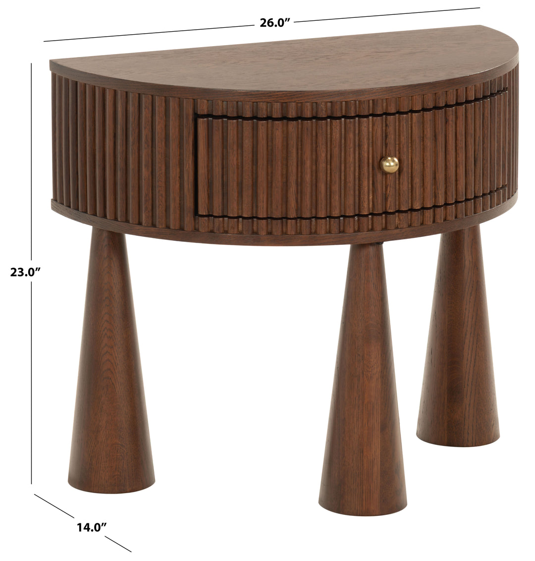 Walnut / Brass