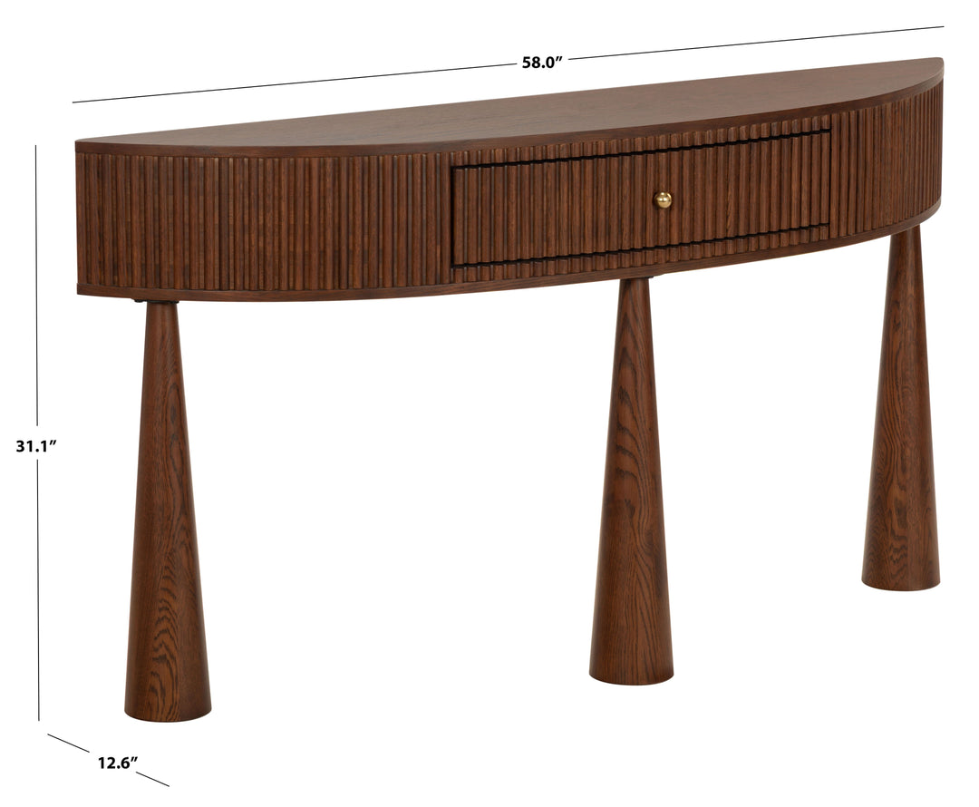 Walnut / Brass