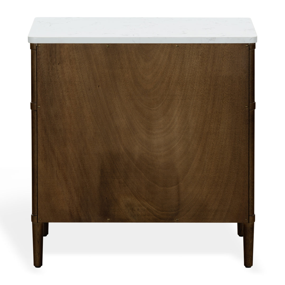 Walnut / White