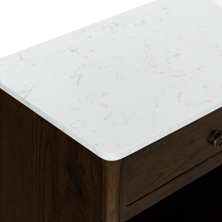 Walnut / White