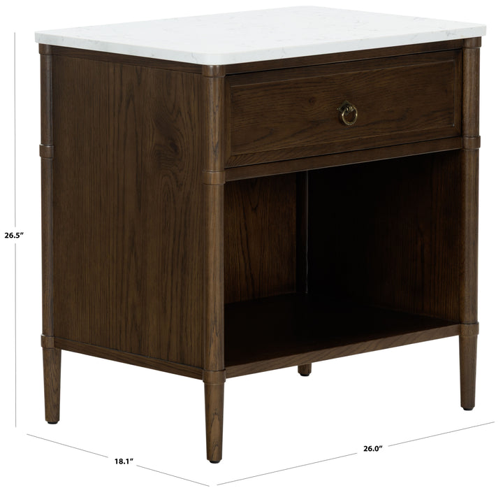 Walnut / White