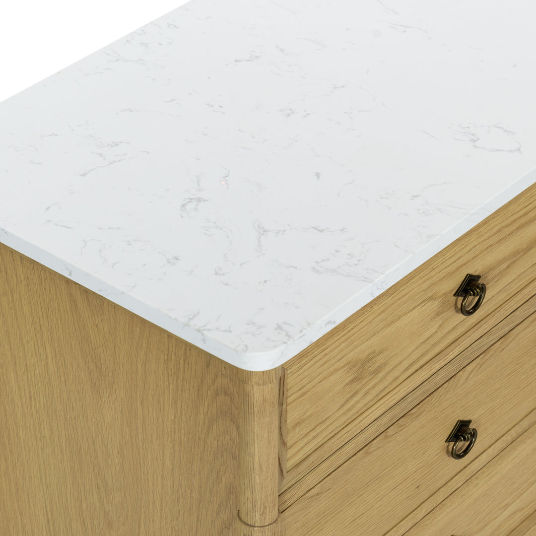 Greige Oak / White