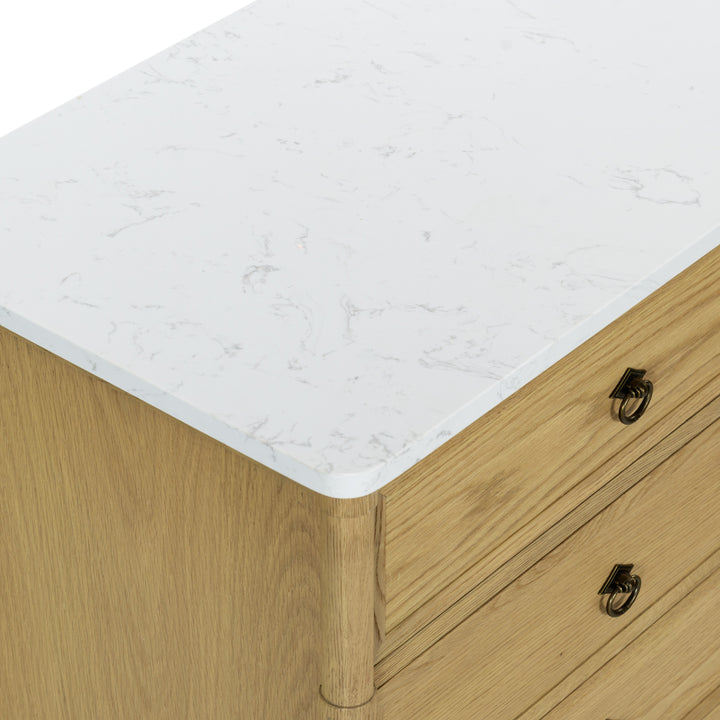 Greige Oak / White