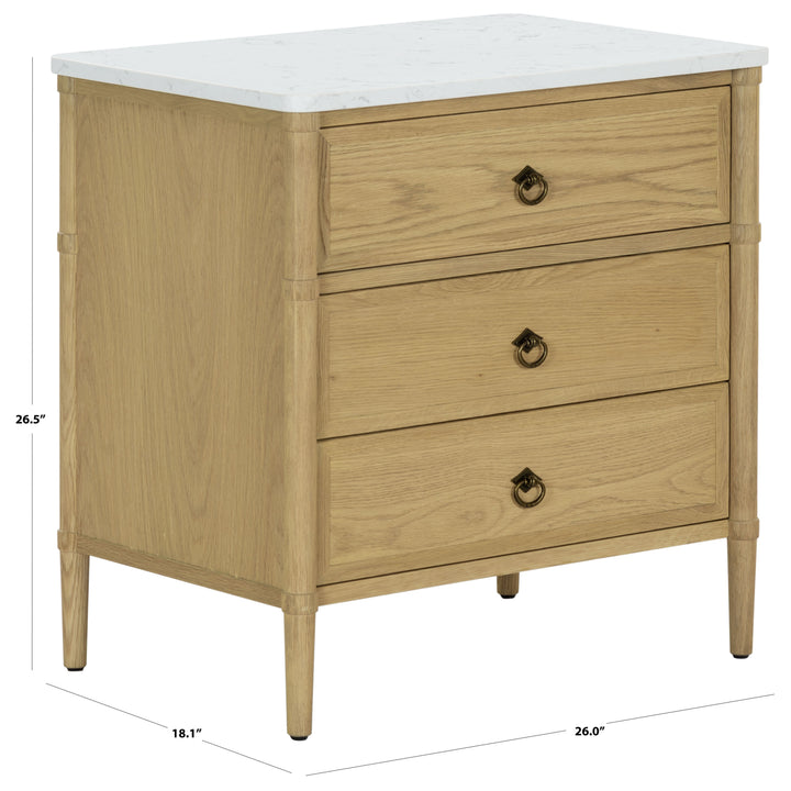 Greige Oak / White