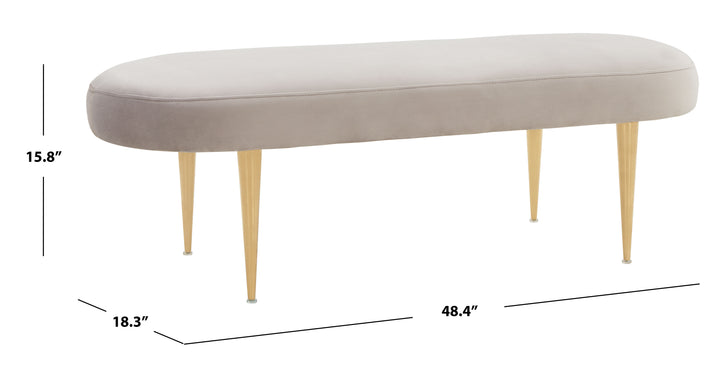 Pale Taupe / Gold