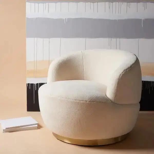Safavieh Couture Flynn Swivel Chair - Thumbnail 5