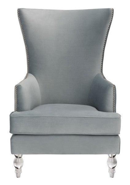 Safavieh Couture Geode Modern Wingback Chair ACCENT + LOUNGE CHAIRS