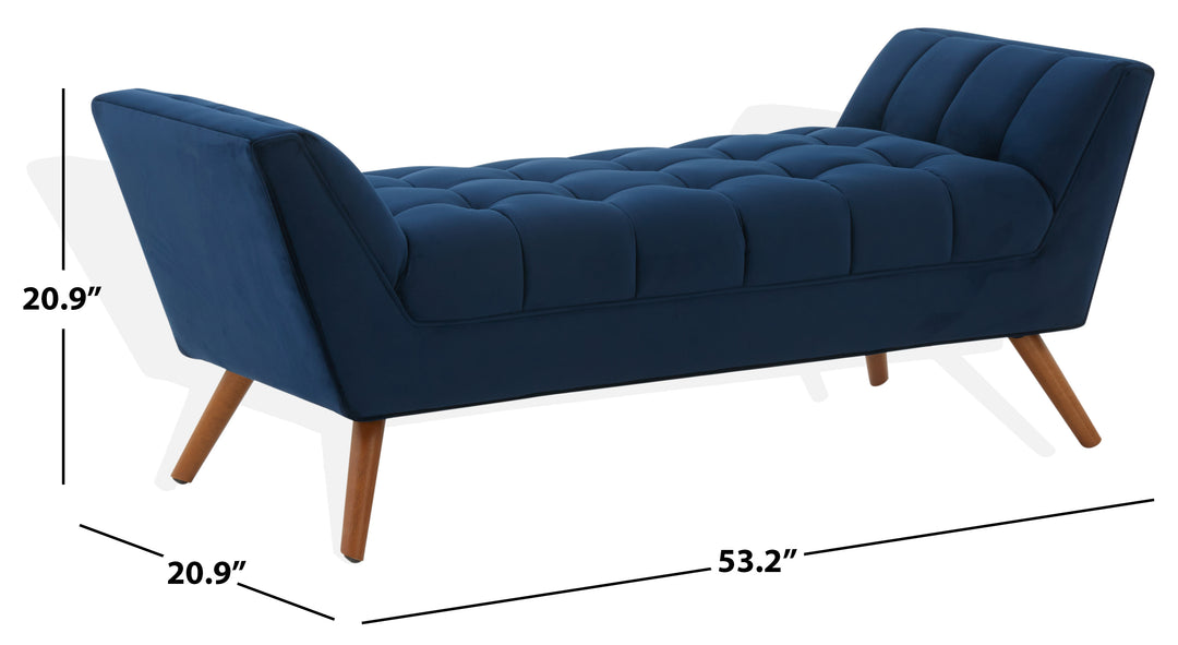 NAVY / DARK BROWN