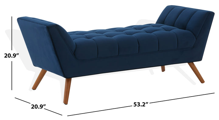 NAVY / DARK BROWN