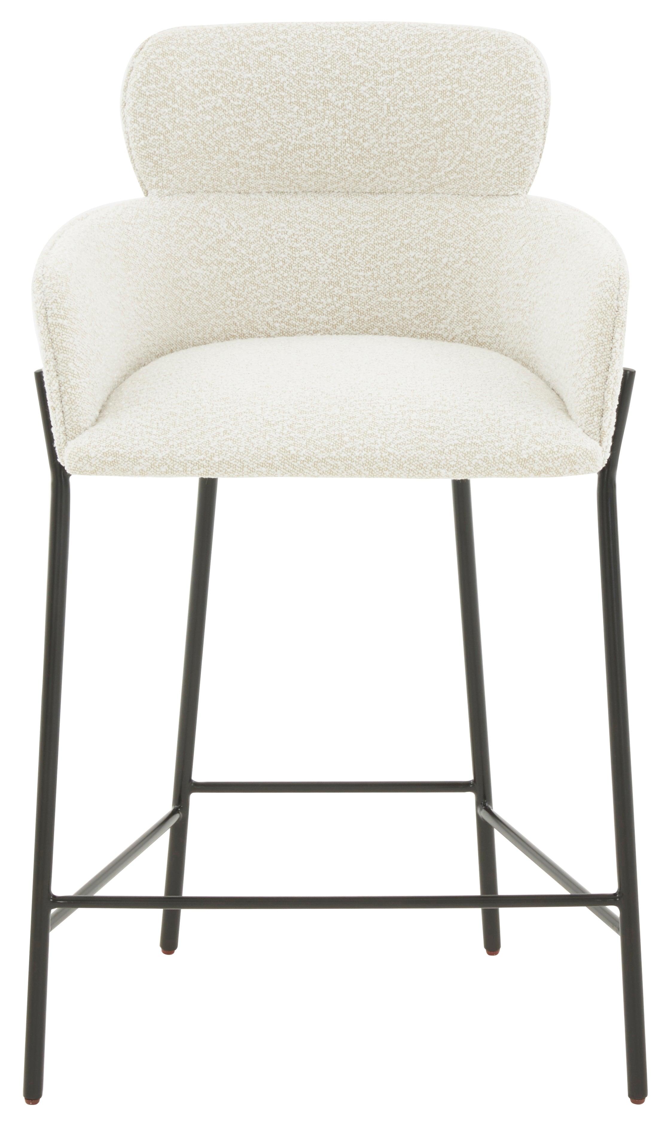 Safavieh Couture Charlize Boucle Counter Stool - Thumbnail 2