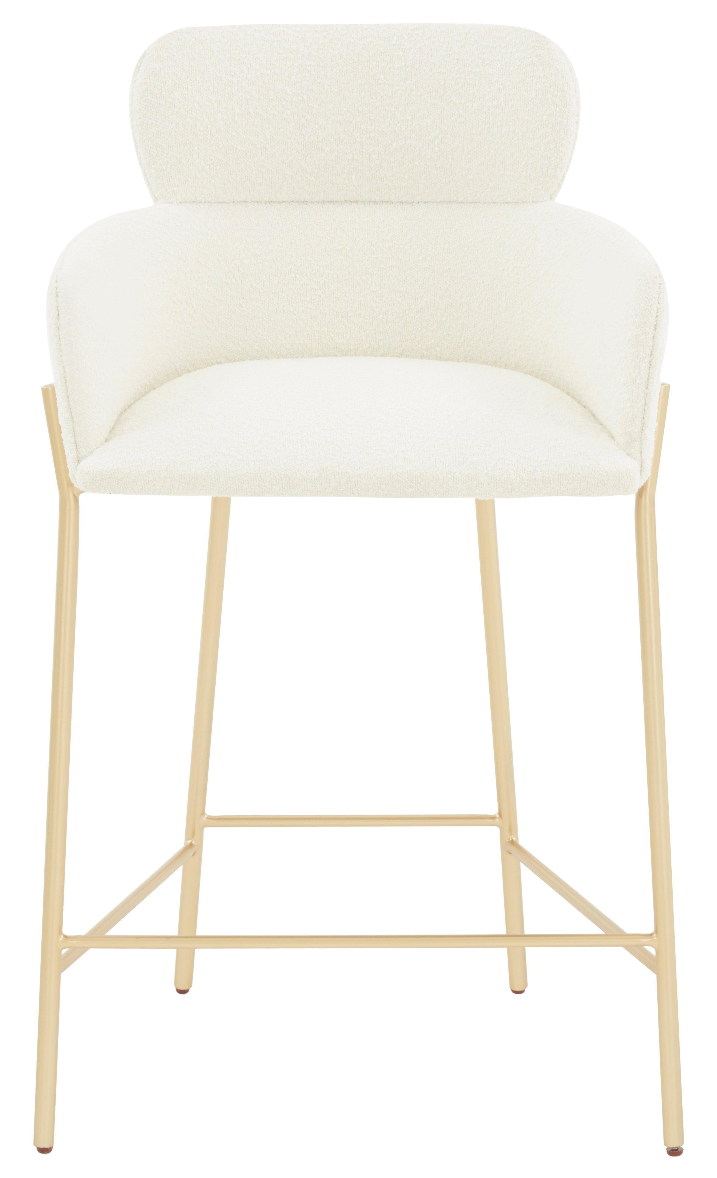 Safavieh Couture Charlize Boucle Counter Stool - Thumbnail 3