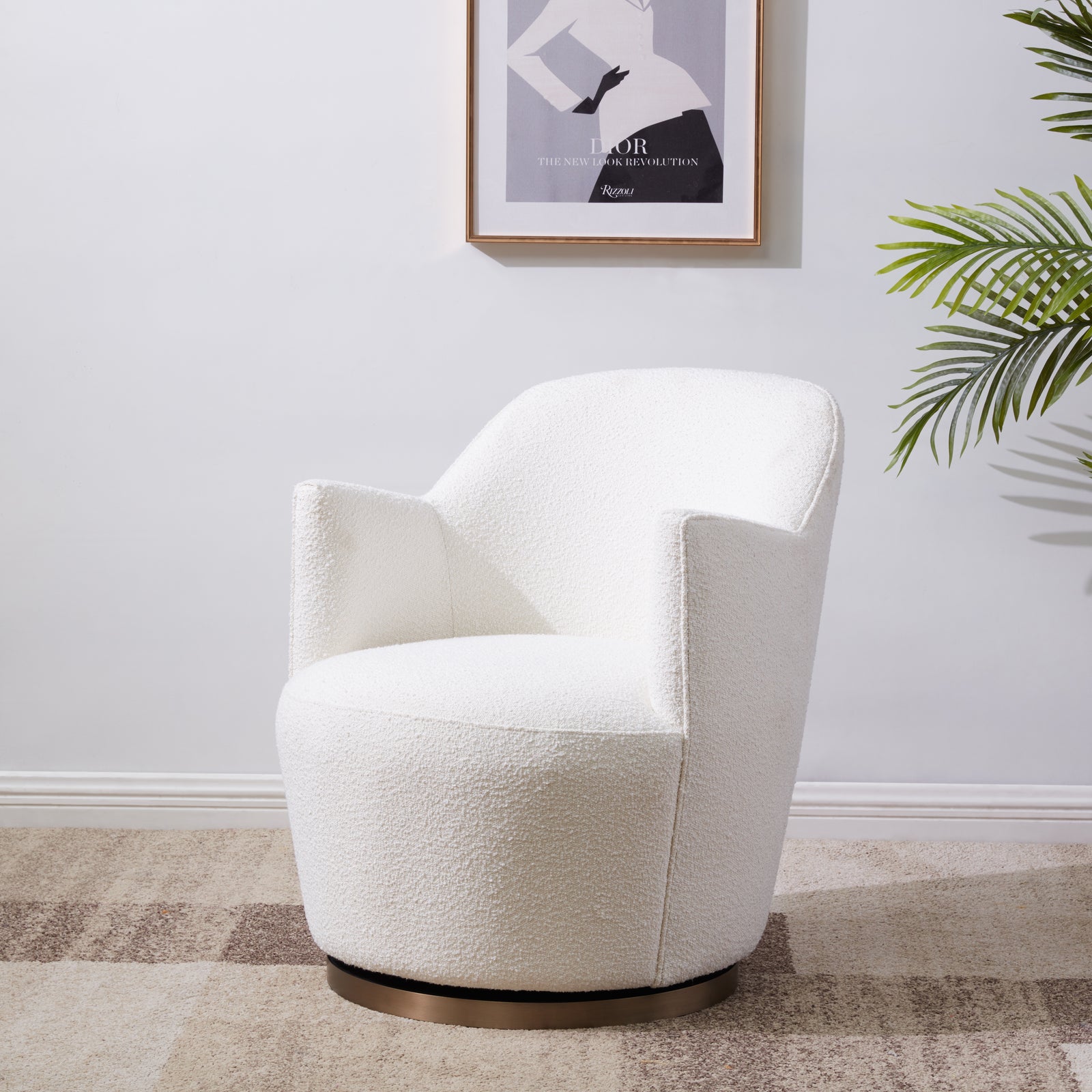Safavieh Couture Christian Swivel Accent Chair