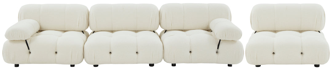 American Home Furniture Safavieh Couture Ellamaria Tufted Boucle Sofa