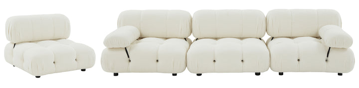 American Home Furniture Safavieh Couture Ellamaria Tufted Boucle Sofa