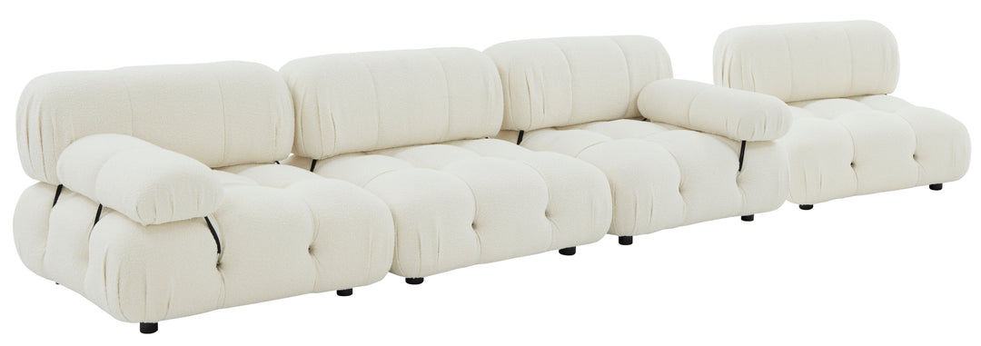 American Home Furniture Safavieh Couture Ellamaria Tufted Boucle Sofa