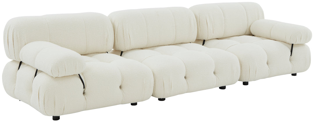 American Home Furniture Safavieh Couture Ellamaria Tufted Boucle Sofa