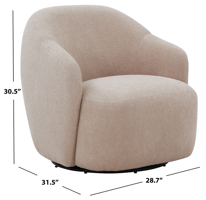 American Home Furniture | Safavieh Couture - PEITRA BOUCLE ACCENT CHAIR