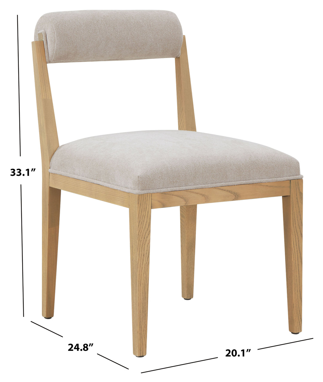 American Home Furniture | Safavieh Couture - OAKLIE ROLLED BACK DINING CHAIR