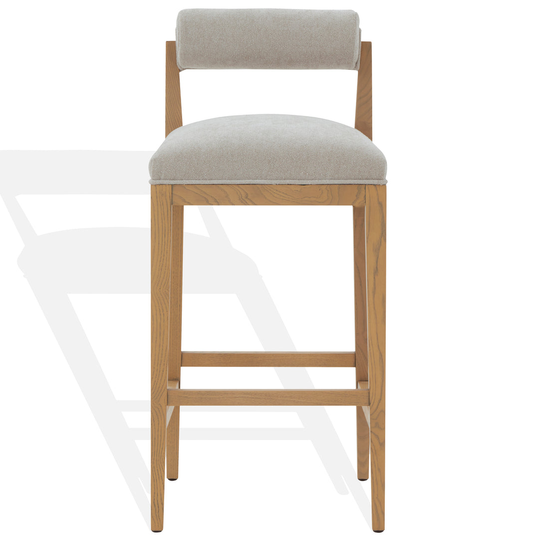 American Home Furniture | Safavieh Couture - Oaklie Rolled Back Barstool