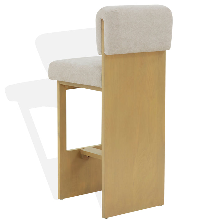 American Home Furniture | Safavieh Couture - Naja Modern Barstool