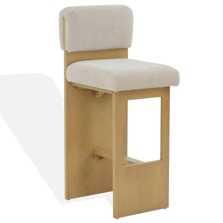 American Home Furniture | Safavieh Couture - Naja Modern Barstool