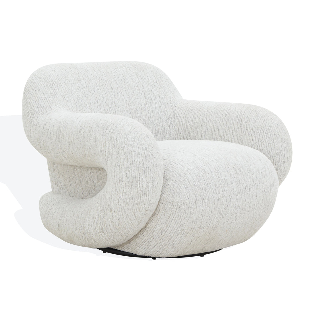 Kaylana Chenille Swivel Accent Chair - AmericanHomeFurniture