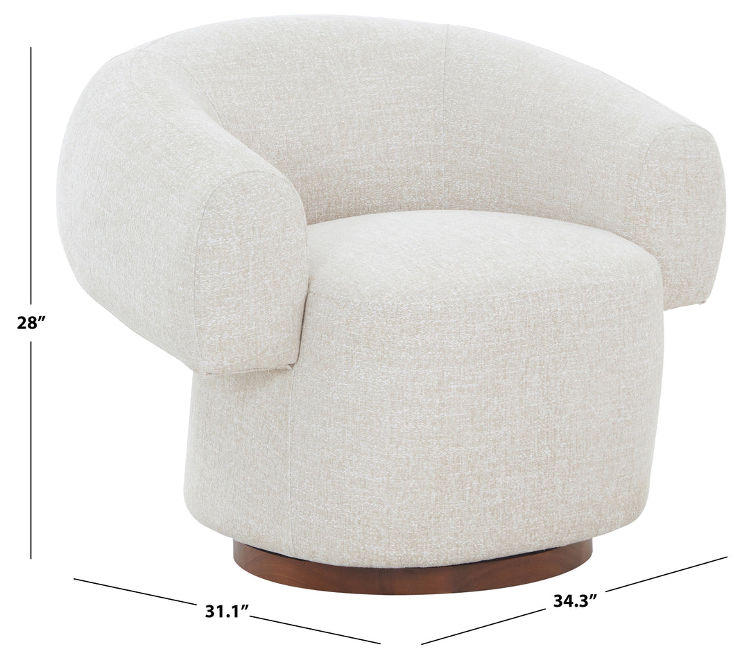 Kerriann Barrel Back Swivel Chair