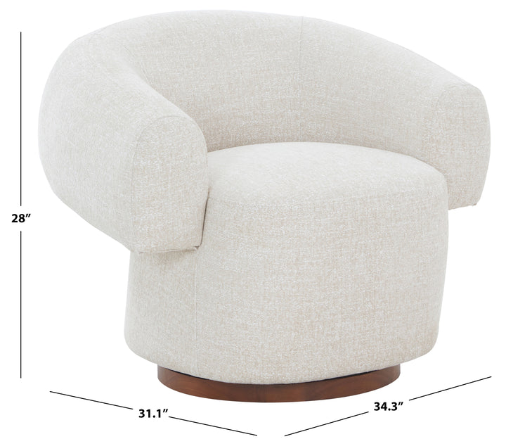 Kerriann Barrel Back Swivel Chair