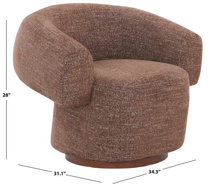 Kerriann Barrel Back Swivel Chair