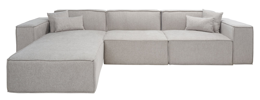 126"W x 75.6"D x 28"H / Grey