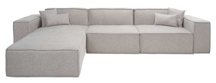 126"W x 75.6"D x 28"H / Grey