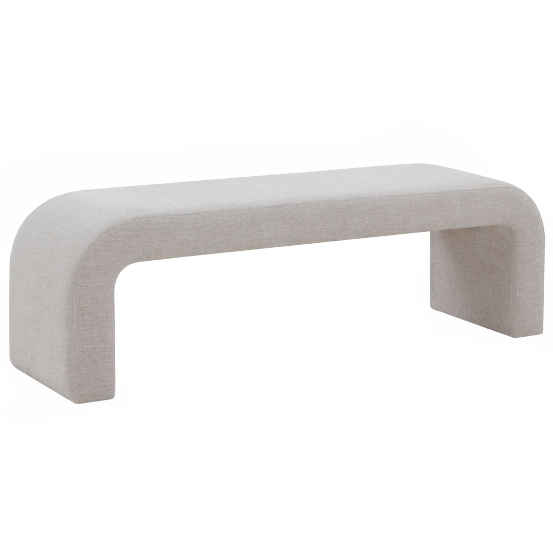 American Home Furniture | Safavieh Couture - CARALYNN UPHOLSTERED BENCH