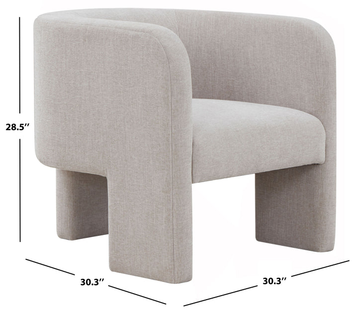 American Home Furniture | Safavieh Couture - SAMMIE 3 LEG ACCENT CHAIR