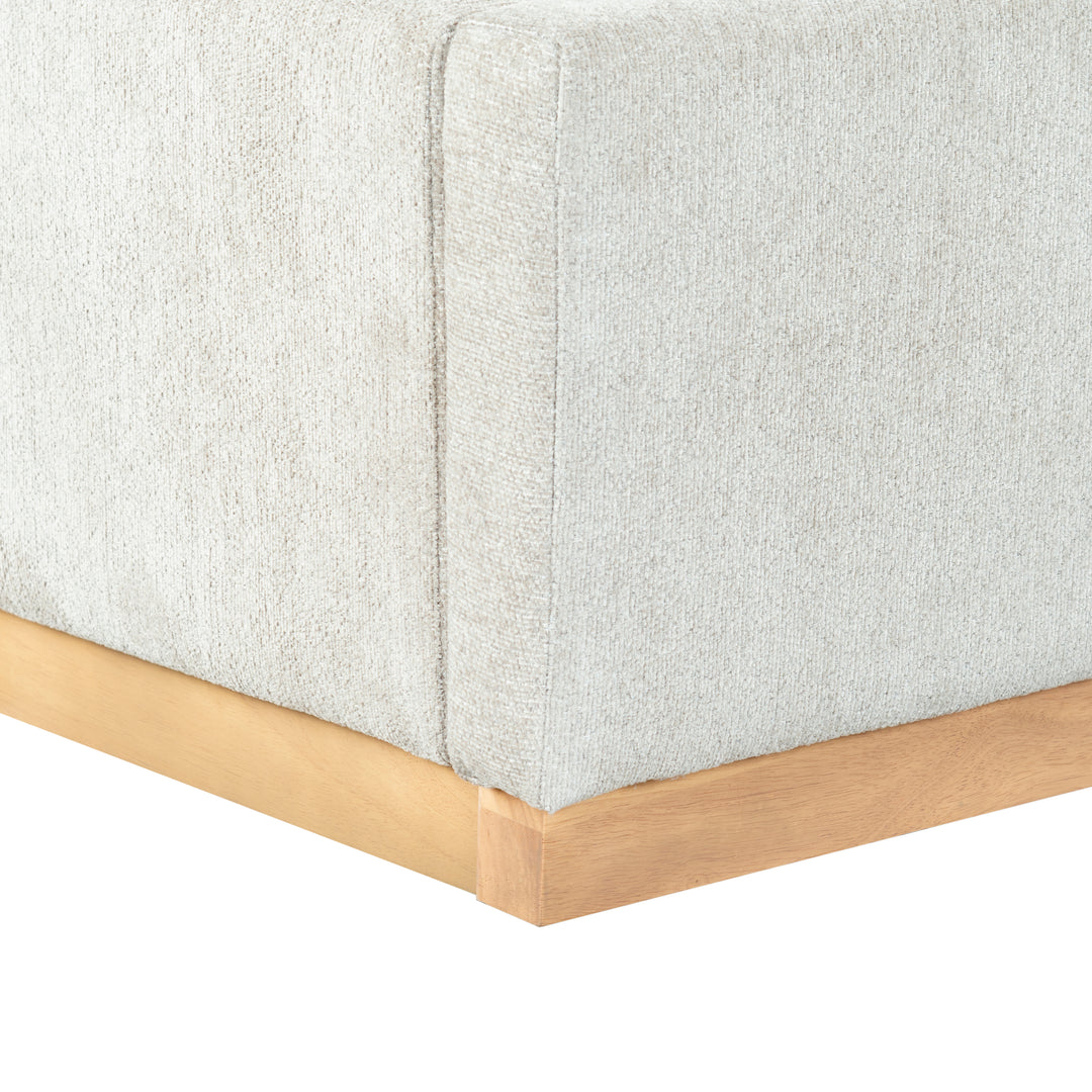 85"W x 90"D x 49"H / Grey/Natural