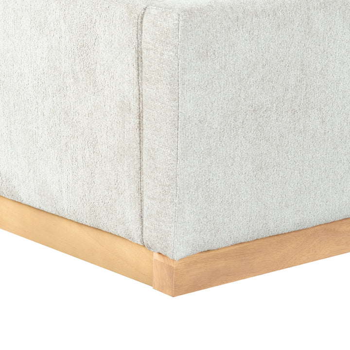 85"W x 90"D x 49"H / Grey/Natural