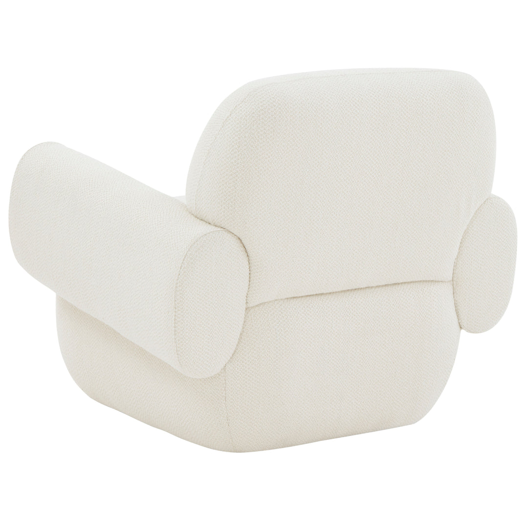 IVORY / 34.6" X 31.9" X 29.9" / POLYESTER BLEND (80% POLYESTER / 10% ACRYLIC / 10% WOOL)