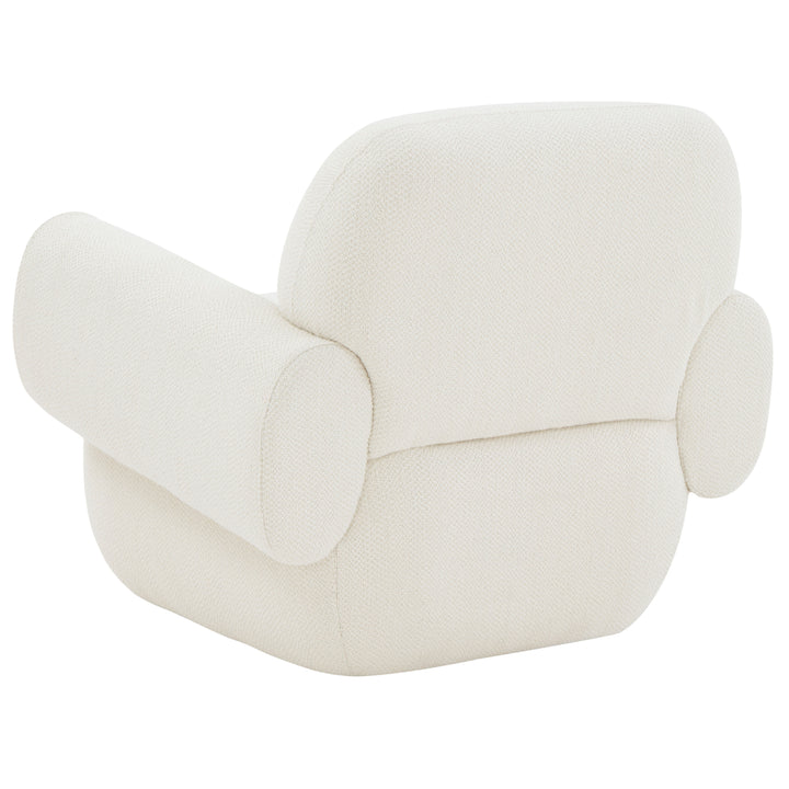 IVORY / 34.6" X 31.9" X 29.9" / POLYESTER BLEND (80% POLYESTER / 10% ACRYLIC / 10% WOOL)