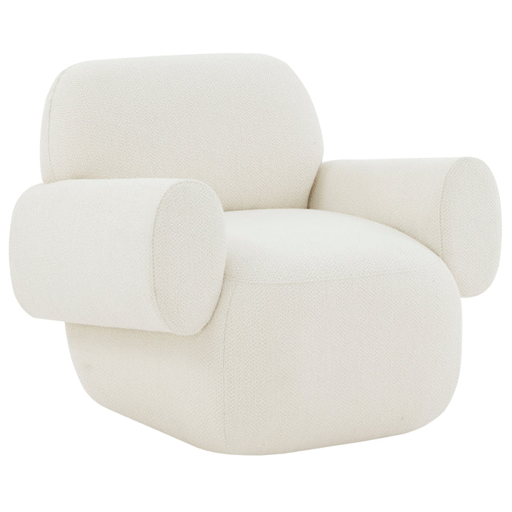 IVORY / 34.6" X 31.9" X 29.9" / POLYESTER BLEND (80% POLYESTER / 10% ACRYLIC / 10% WOOL)